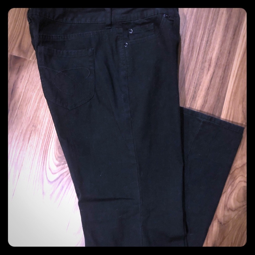 Chico’s Platinum Black Jeans